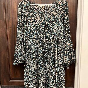 ANTHROPOLOGIE Paper Crown Droplets Swing Dress-Size M